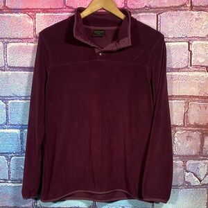 32 Degrees Heat Fleece Pullover Top Women’s S Purple